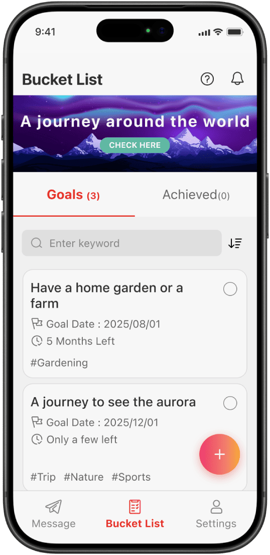 Your first step to getting those dreams done.